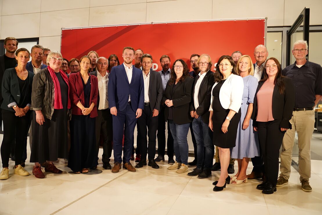 Gruppenfoto des Gesprächskreises „Ländlicher Raum“