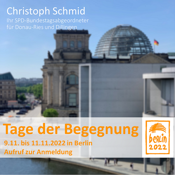 Einladung zu den Tagen der Begegnung